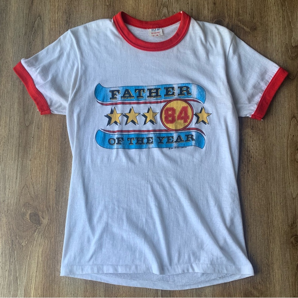 Vintage 1984 Father of the Year T-Shirt